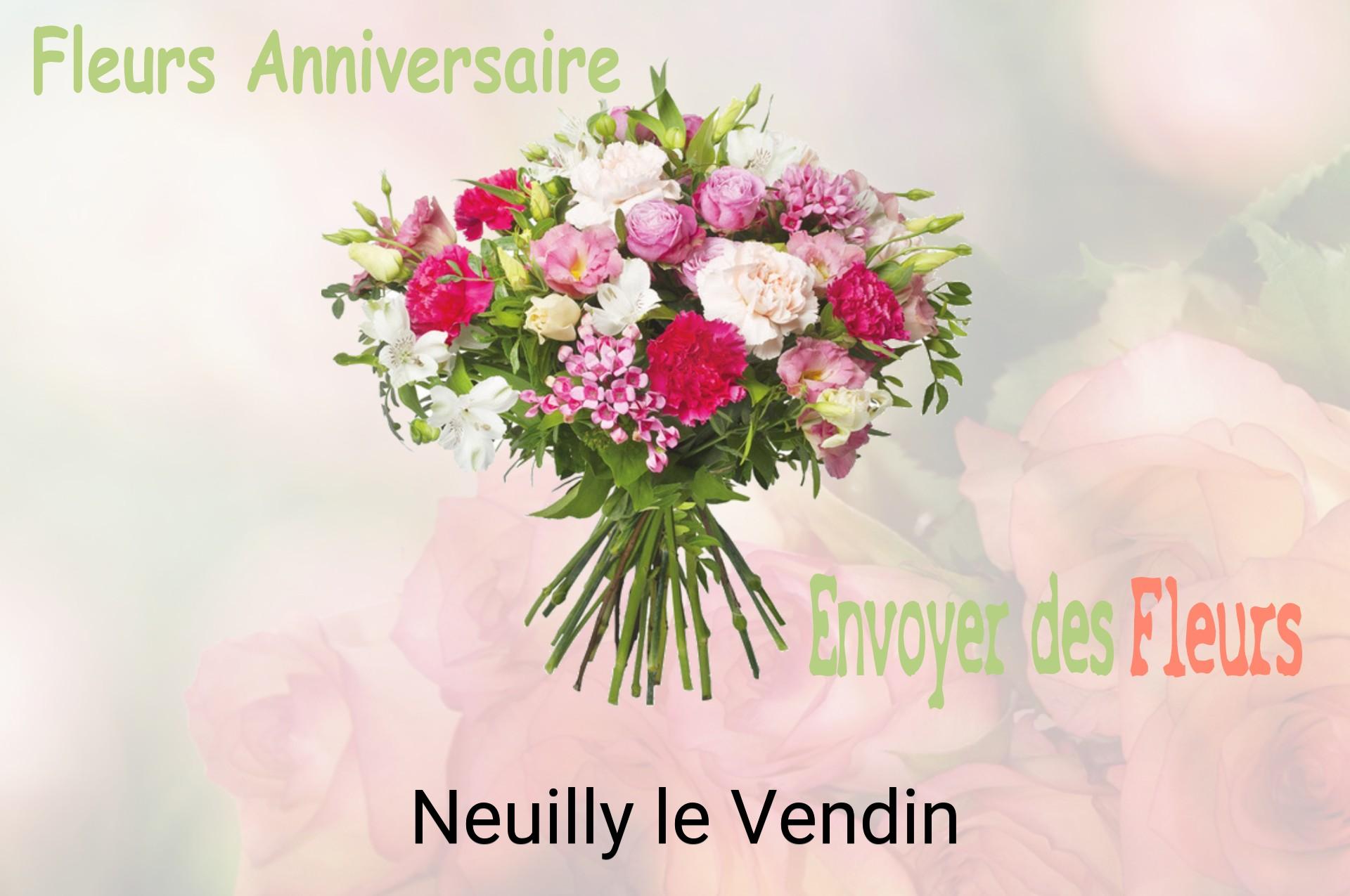 Bouquet de fleurs d’anniversaire livré à Neuilly-le-Vendin